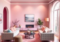 Nowoczesne kolory ścian do salonu w trendach 2024 i 2025