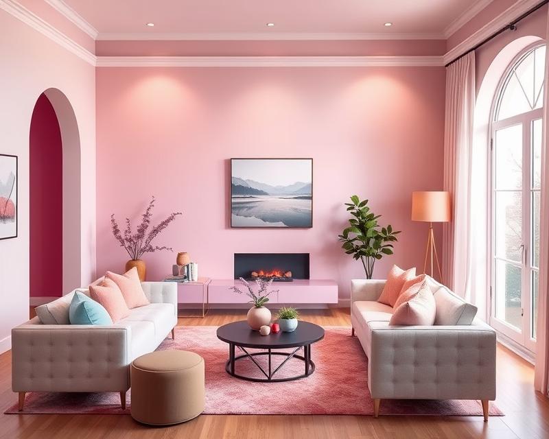 Nowoczesne kolory ścian do salonu w trendach 2024 i 2025