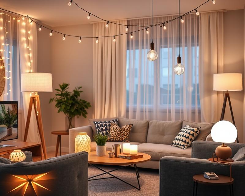 Pomysły na aranżacje oświetlenia z lampkami IKEA do każdego wnętrza