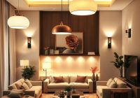 Lampy do salonu: jak zbudować funkcjonalne i harmonijne oświetlenie warstwowe