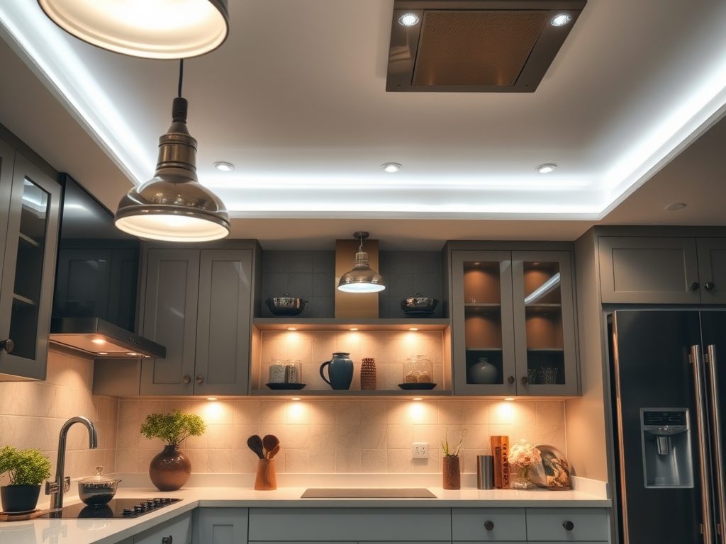 Oświetlenie do kuchni: jak zaplanować warstwy światła, by uniknąć cieni i podkreślić styl wnętrza