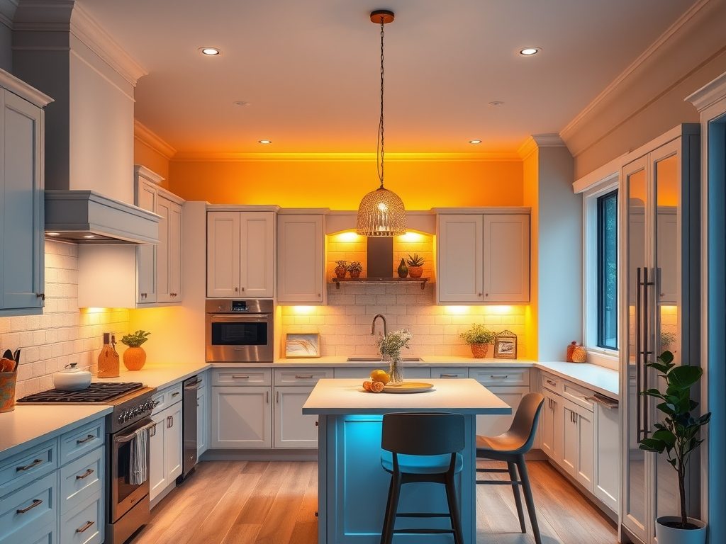 Oświetlenie kuchni od podstaw: jak zaplanować strefy i dobrać źródła światła dla funkcjonalności i atmosfery Oświetlenie kuchni od podstaw: jak zaplanować strefy i dobrać źródła światła dla funkcjonalności i atmosfery