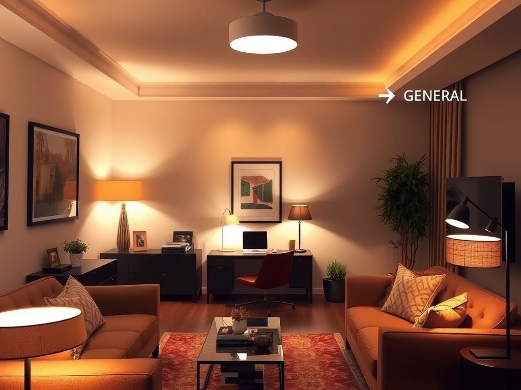 Oświetlenie ogólne, zadaniowe i dekoracyjne: jak łączyć warstwy światła dla funkcji i nastroju wnętrza Oświetlenie ogólne, zadaniowe i dekoracyjne: jak łączyć warstwy światła dla funkcji i nastroju wnętrza