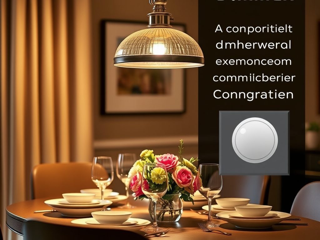 Ściemniacz nad stołem – kiedy warto go wybrać i na co zwrócić uwagę przy instalacji