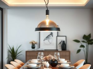 Jaka lampa nad stół do jadalni – praktyczne wskazówki doboru i ustawienia dla komfortu i stylu
