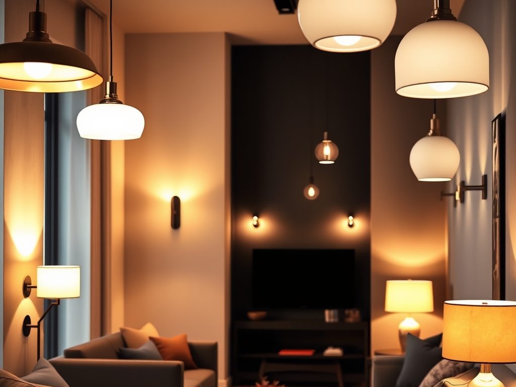 Oświetlenie mieszkania: checklista kluczowych punktów dla funkcjonalności i atmosfery wnętrz Oświetlenie mieszkania: checklista kluczowych punktów dla funkcjonalności i atmosfery wnętrz