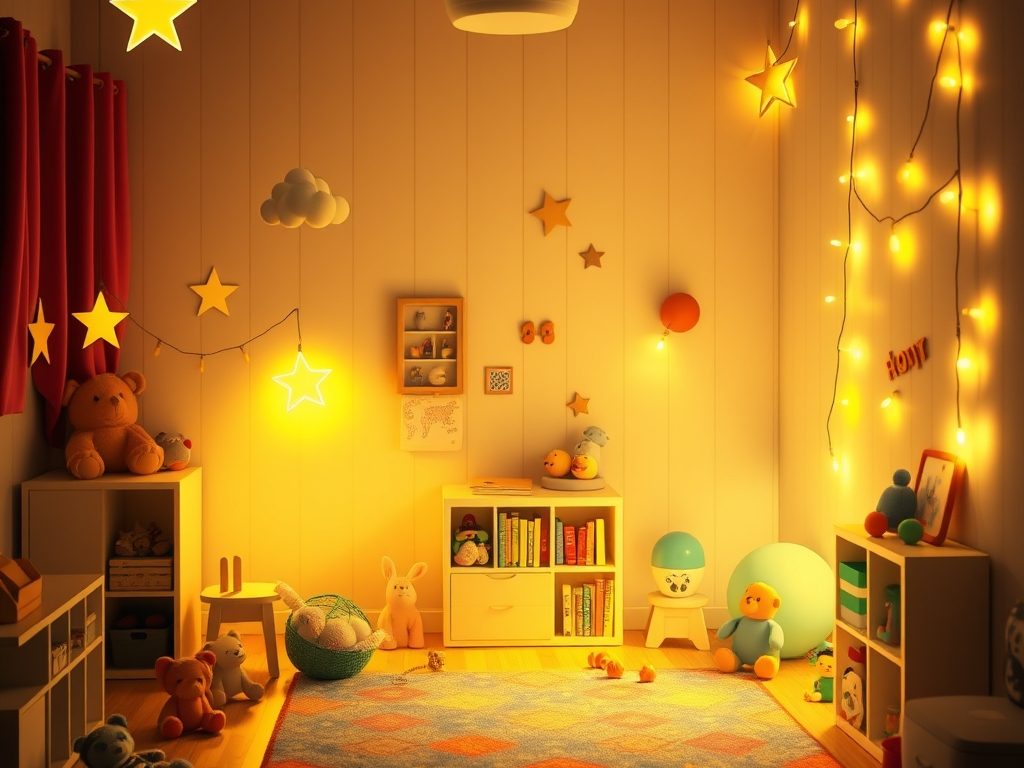Oświetlenie do pokoju dziecka: jak łączyć bezpieczeństwo, komfort i funkcjonalność na różnych etapach rozwoju