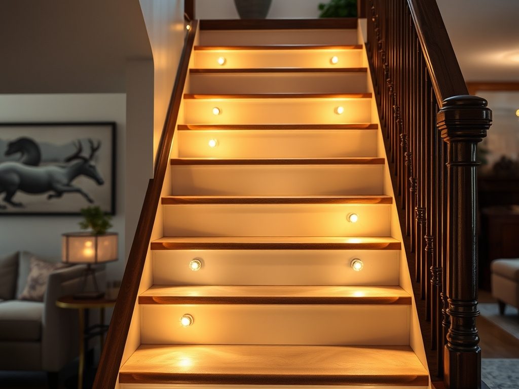 Oświetlenie schodów w domu: jak połączyć bezpieczeństwo, funkcjonalność i estetykę krok po kroku