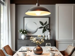 Wysokość lampy nad stołem: jak dobrać optymalną odległość dla komfortu i stylu wnętrza