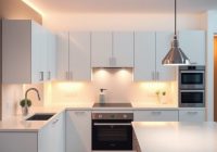 Oświetlenie kuchni bez górnych szafek: jak zapewnić funkcjonalność i efektowną atmosferę nad blatem